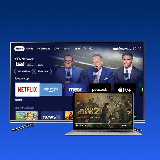 Stream your TV entertainment on Optimum TV